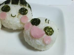 うちの３姉妹 三女 チーちゃん おにぎり キャラ弁 レシピ 作り方 By Hahaue 楽天レシピ