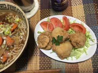 味付け塩コショウだけの塩から揚げ