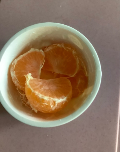 みかんのバラヨーグルト｡:°ஐケーキ風