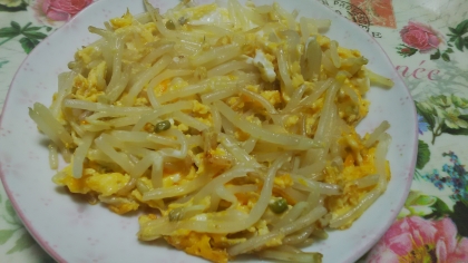 もやしの卵中華炒め