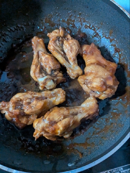 ご飯に合う！簡単鶏手羽元の味噌照り焼き
