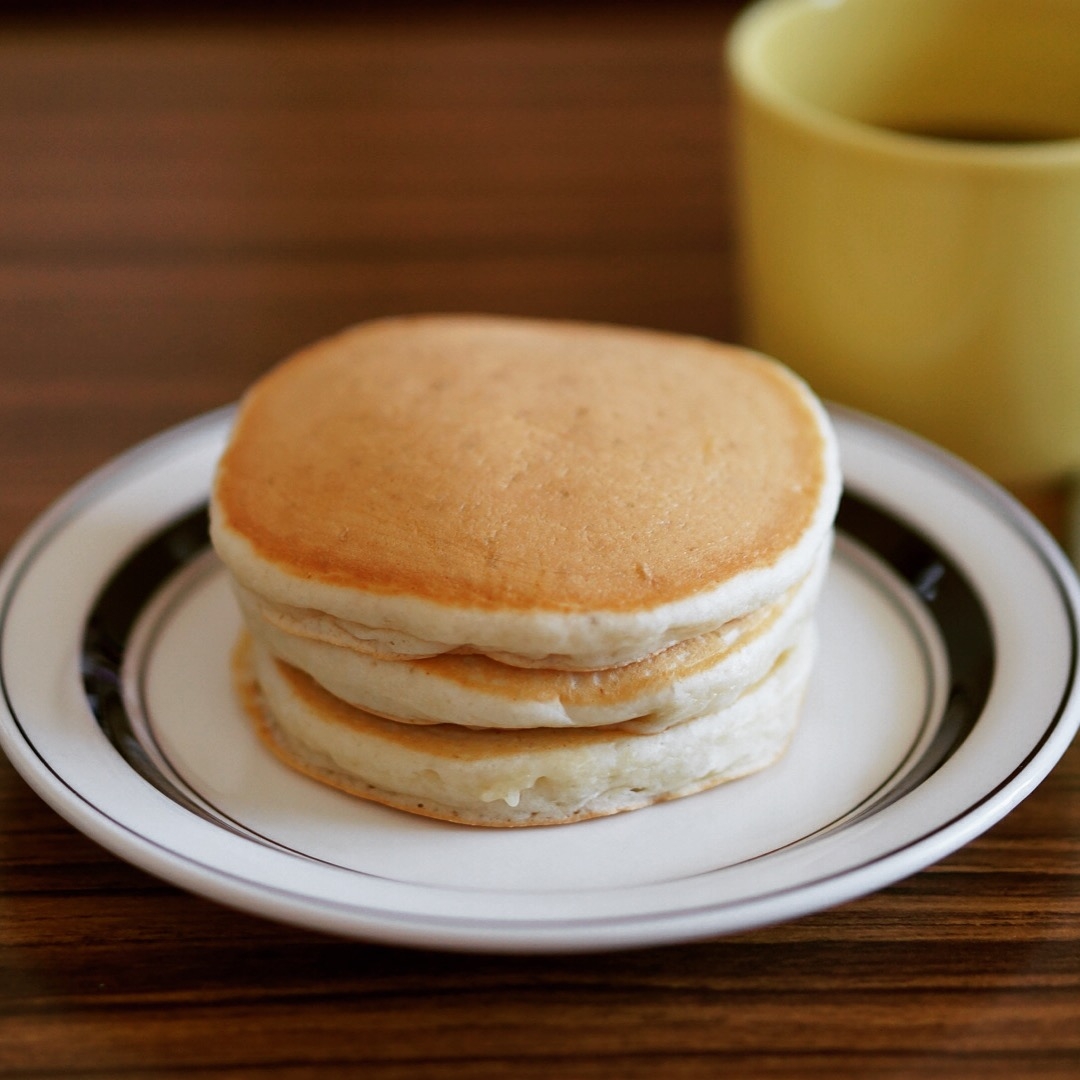 バナナパンケーキ（ホットケーキミックス使用）