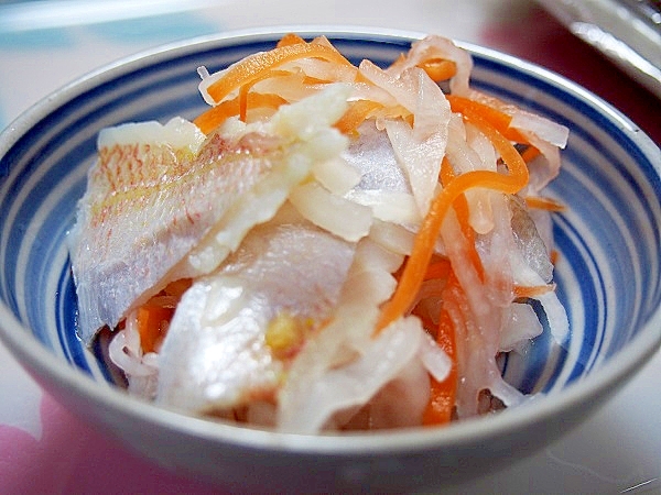 小鯛の笹漬けなます レシピ 作り方 By よっちごはん 楽天レシピ 小鯛の笹漬けなます レシピ 作り方 By よっちごはん 楽天レシピ