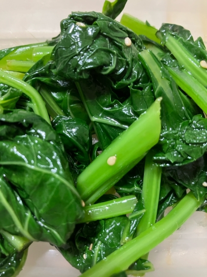 すぐできる青梗菜のナムル