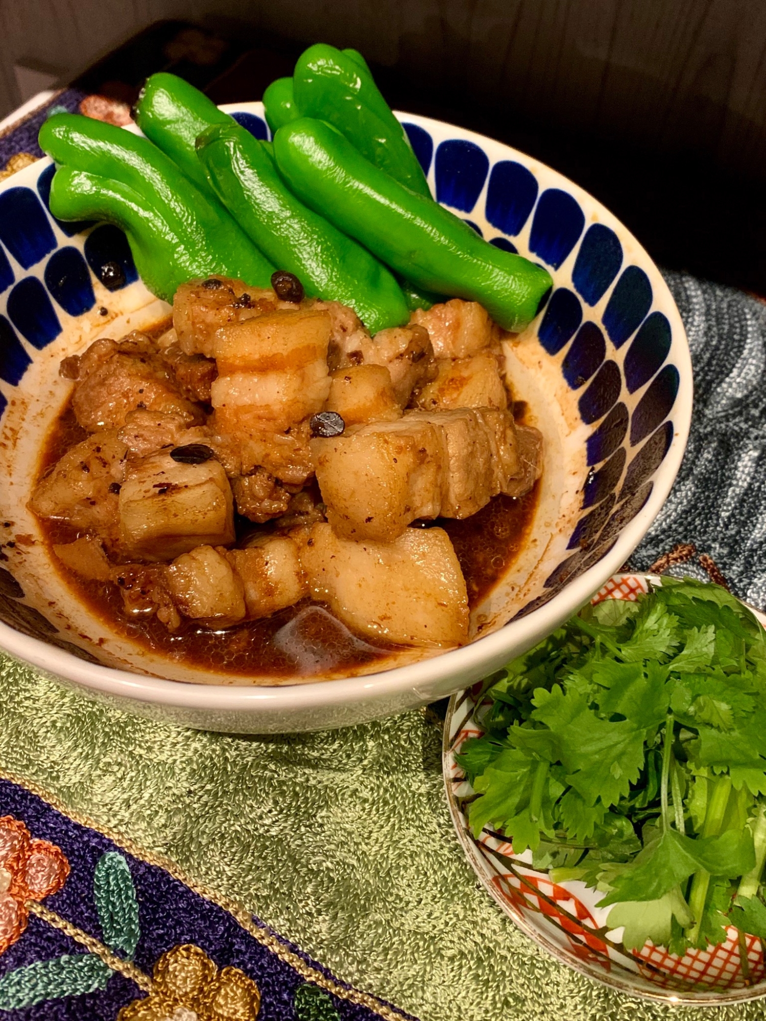 レンジで☆豚バラ（スペアリブ）の豆豉蒸し