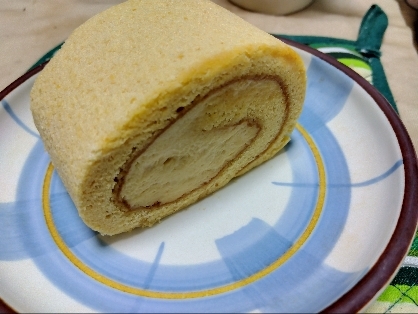 レンジで簡単♪ティラミスロールケーキ