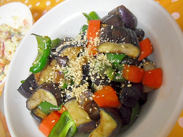 なすにんじんピーマンの焼きびたし めんつゆ使用 レシピ 作り方 By ミスチバス 楽天レシピ