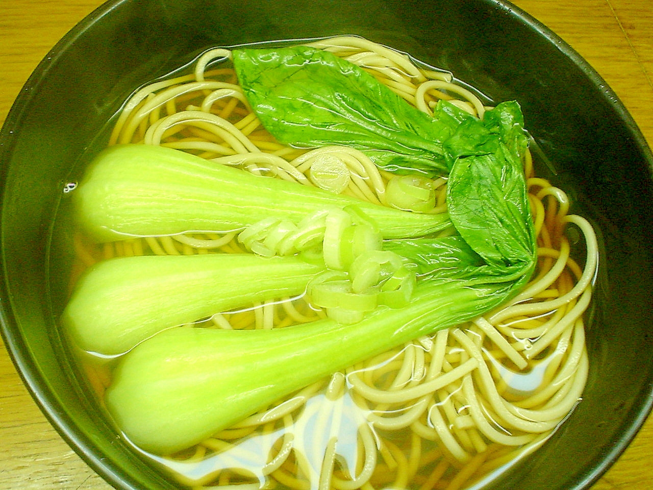 チンゲン菜そば（和）