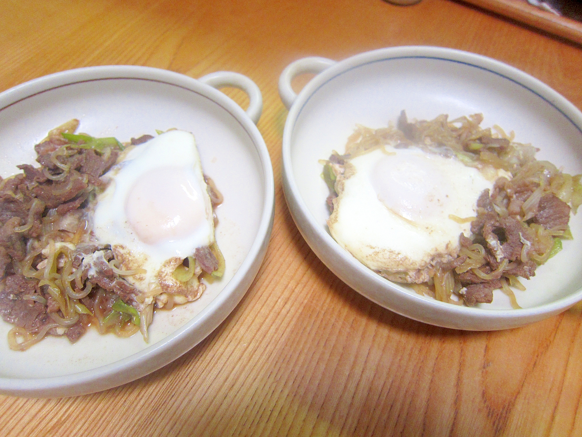 都城牛肉と葱としらたきのすき焼きのたれグリル