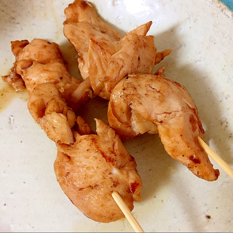 ムネ肉で焼き鳥★