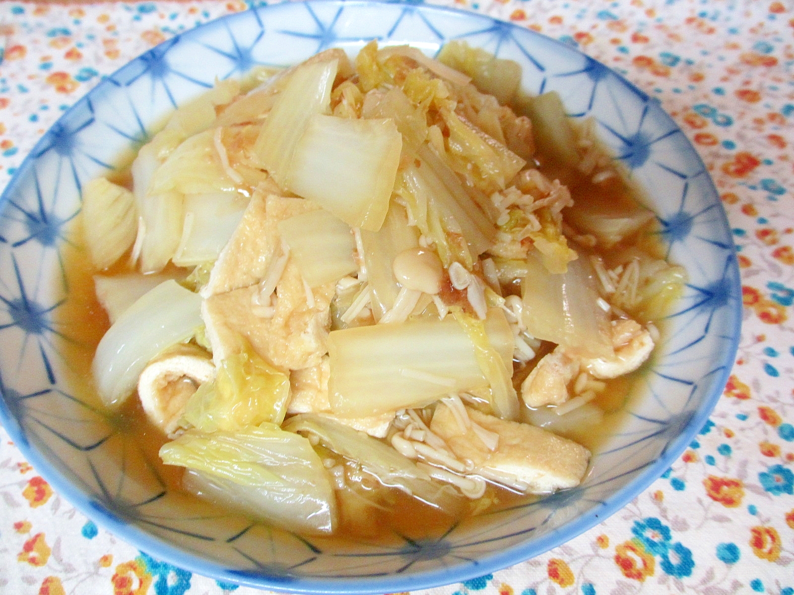 白菜 えのき 油揚げの煮びたし レシピ 作り方 By Mococo05 楽天レシピ