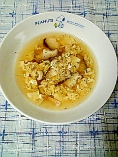☆椎茸と玉子の黒胡椒スープ☆