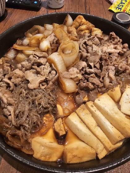 豚小間肉で☆肉豆腐♪