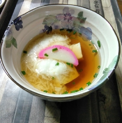 「長芋とろとろ！あったか豆腐」　　♪♪