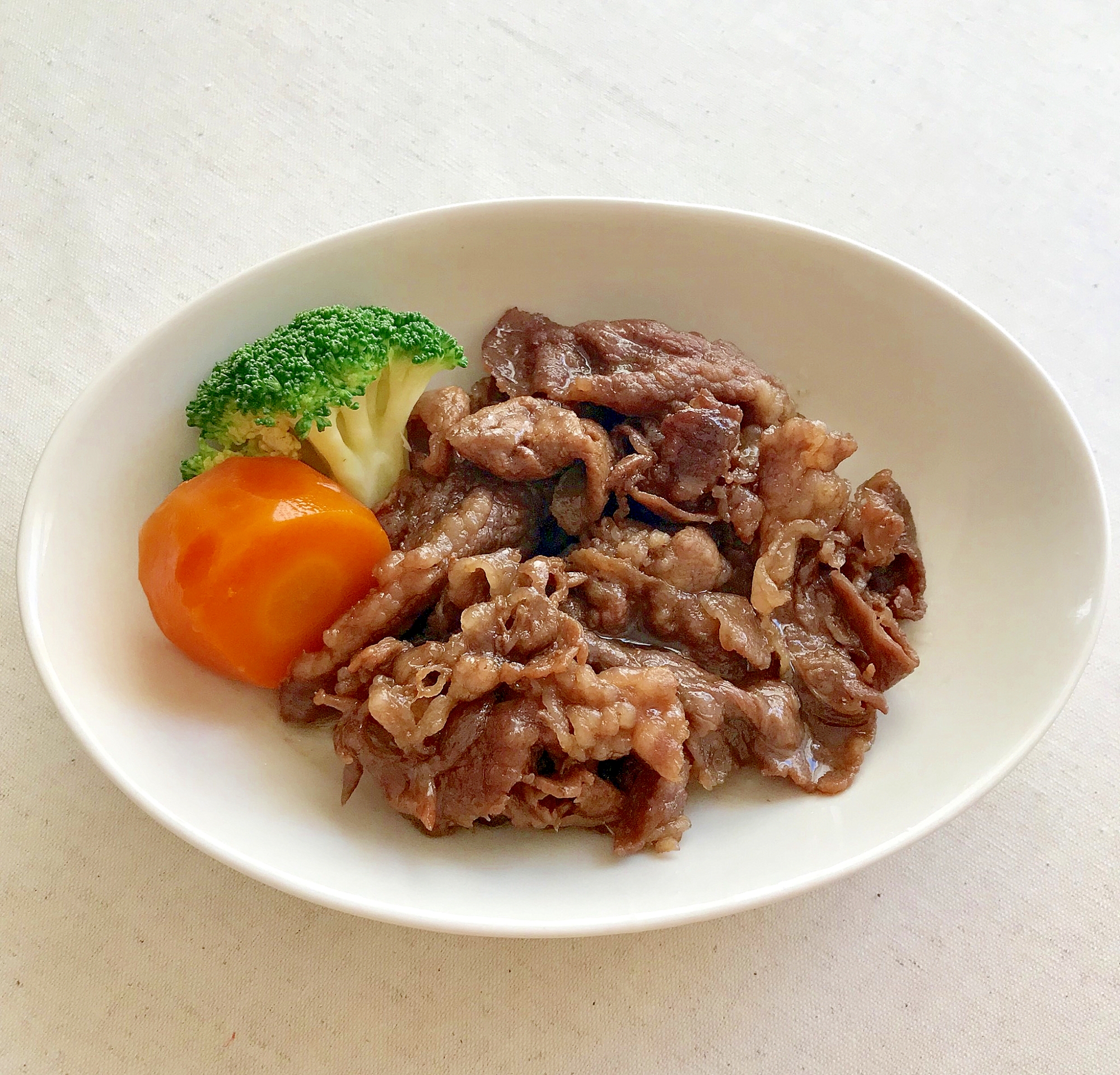 固めの牛肉も簡単に柔らか！牛肉のしょうゆ甘から煮