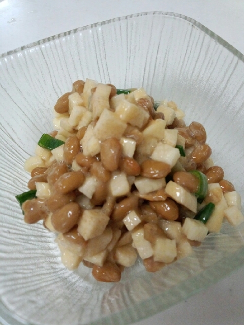 朝も夜も食べたい！山芋納豆和え