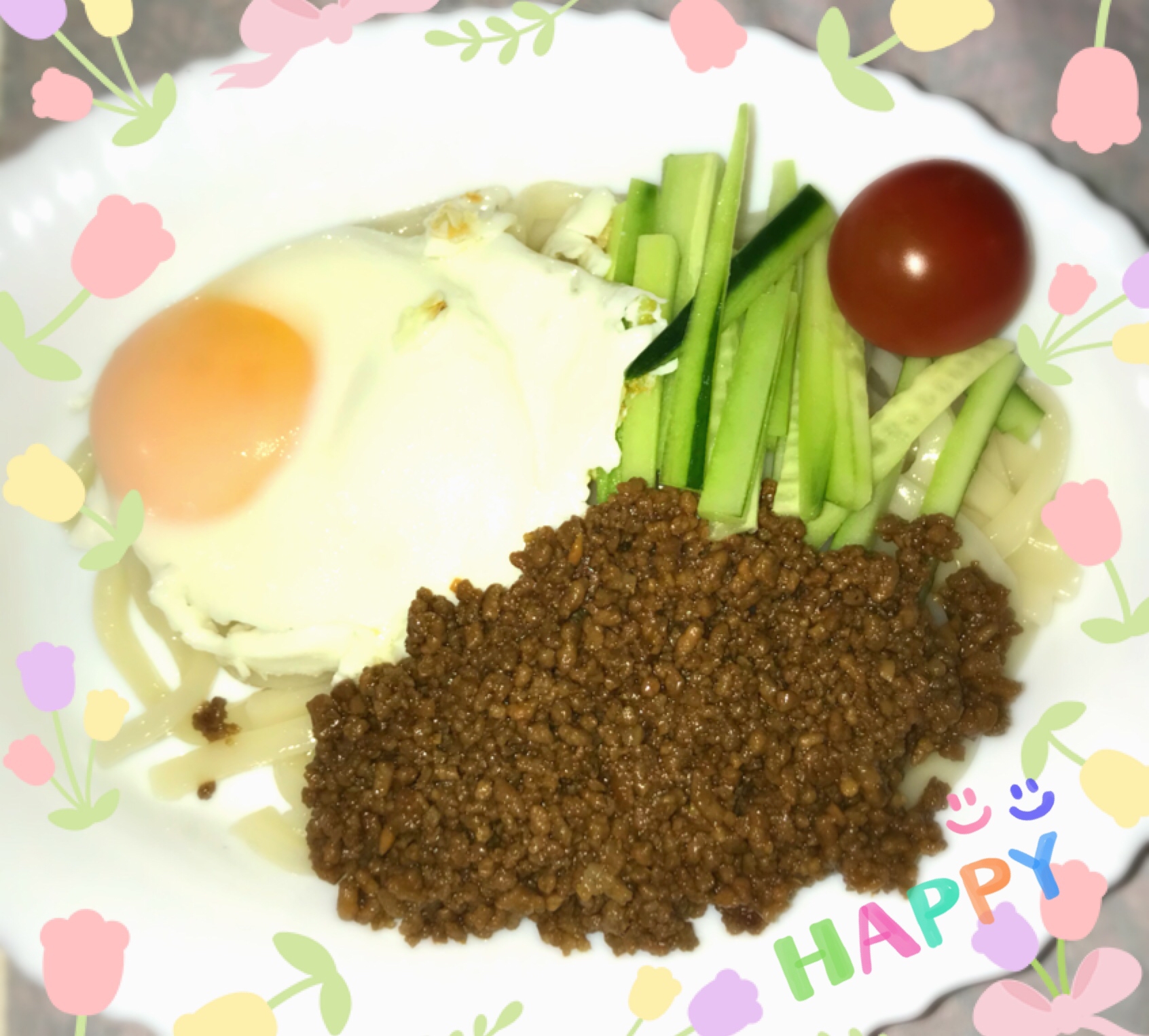 夕飯や昼食に簡単肉味噌うどん♪