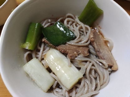 鴨南蛮風つけ蕎麦