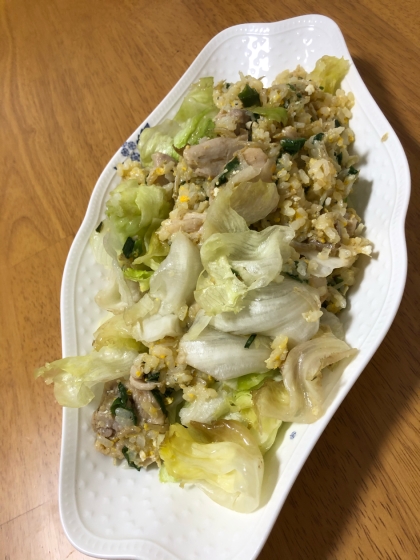 リメイク料理★鶏肉ソテーでチャーハン