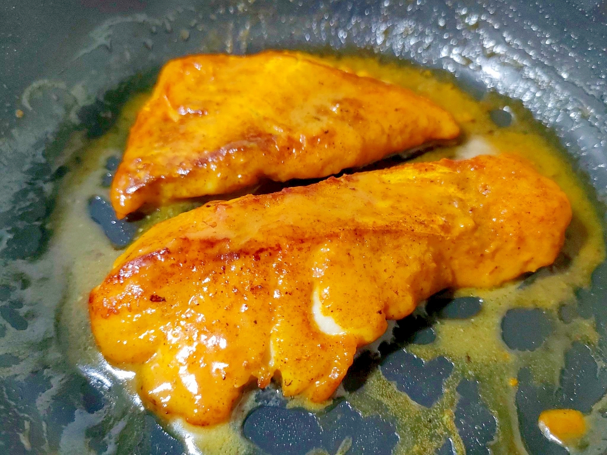 【試行錯誤の】たらのカレームニエル