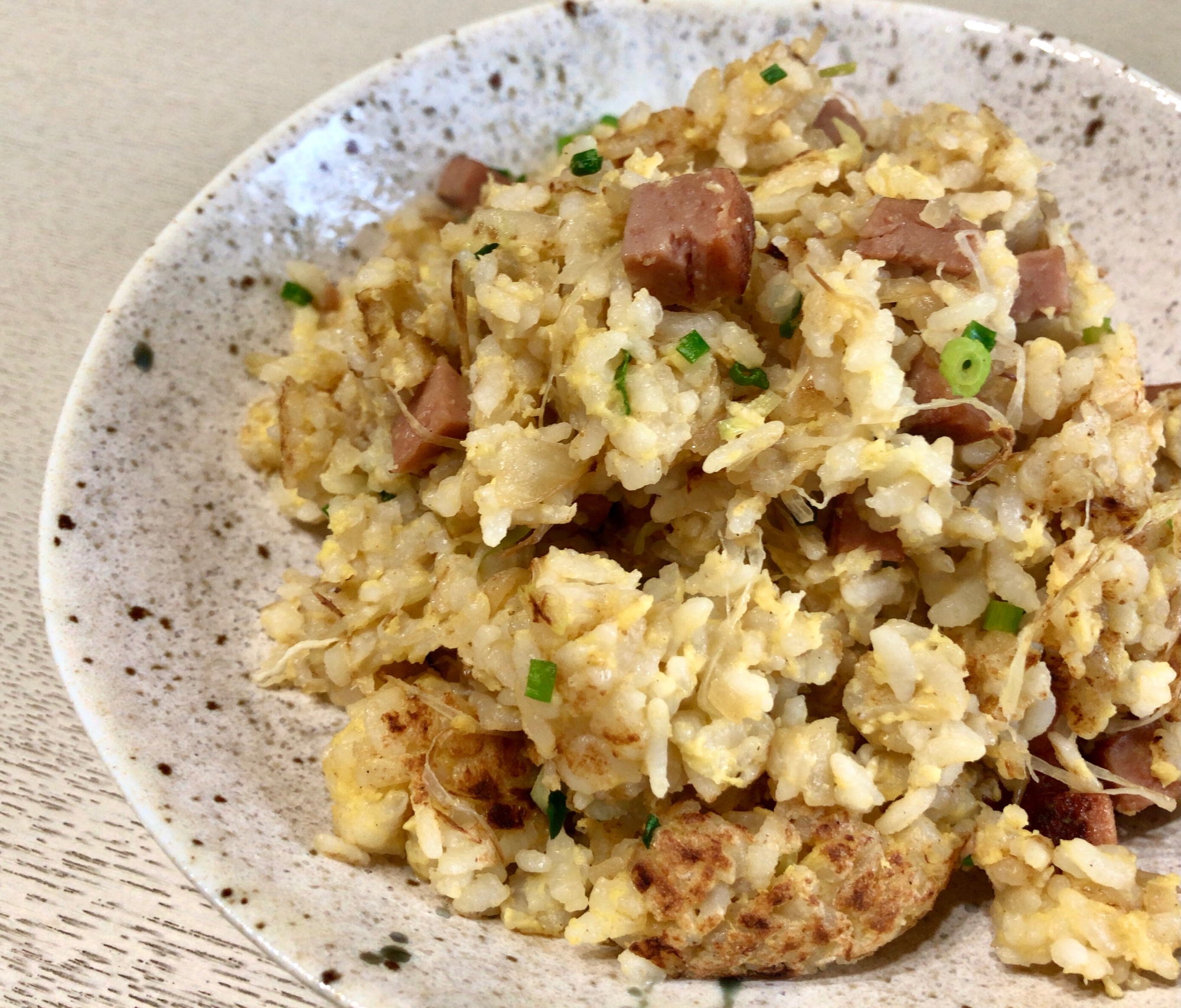 やみつき！スパムチャーハン♩