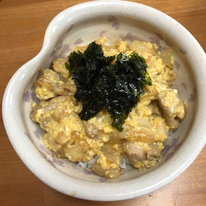 親子丼もあんかけアレンジ！たっぷりあんかけ親子丼♪