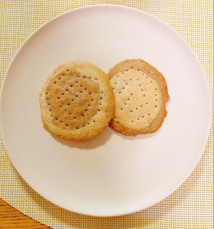 バター不使用☆オートミールのアイスボックスクッキー