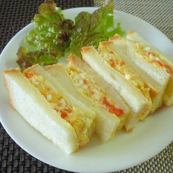 お夜食に ゆで卵とクリームチーズのサンドイッチ レシピ 作り方 By Kojarin7 楽天レシピ お夜食に ゆで卵とクリームチーズのサンドイッチ レシピ 作り方 By Kojarin7 楽天レシピ