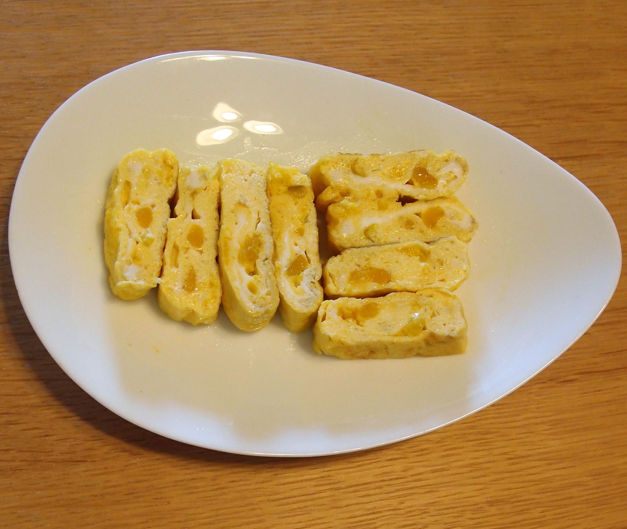 かぼちゃの煮物をリメイク☆ほんのり甘い玉子焼き