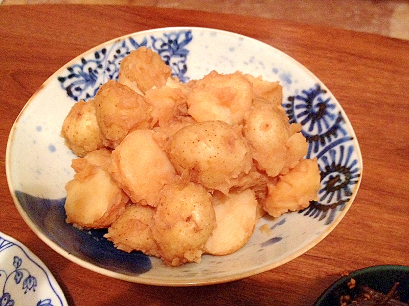 新じゃがいもの煮っころがし