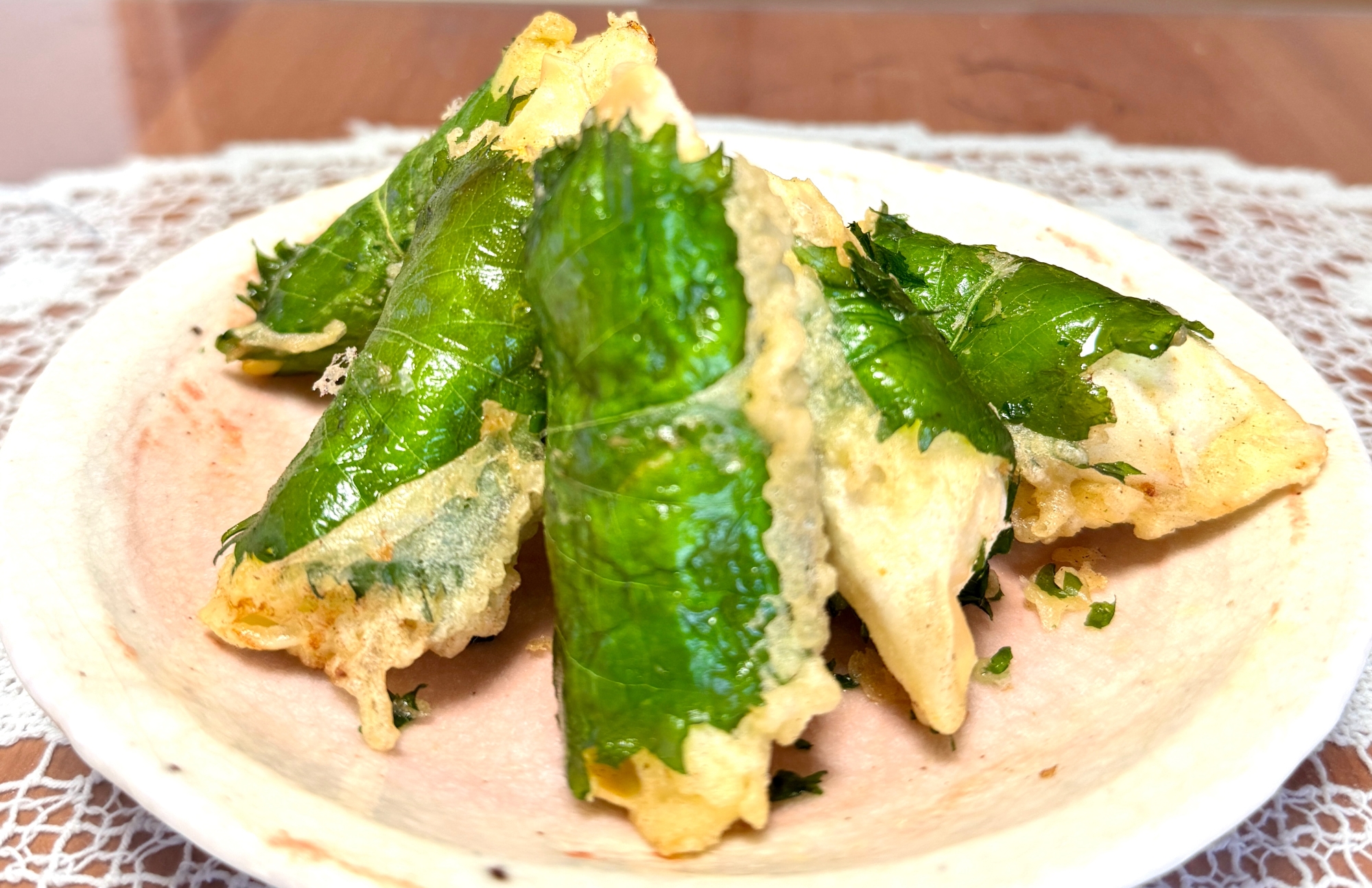 好評！お弁当のおかずに！餃子の大葉巻き☆天ぷら