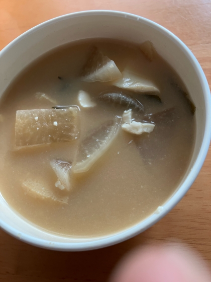 大根と舞茸の味噌汁