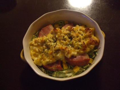 ハムの脂と美味しいソースで、たっぷりキャベツもペロッと食べられますね♫
すごく美味しかったです＾＾♡
ごちそうさまでした♪