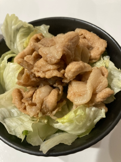レタスで代用しましたが、息子たちから「おかわり」の嵐でした( ◠‿◠ )ご馳走様でした⭐︎