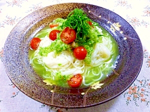 きゅうり一人一本！　絶品ぶっかけ素麺♪