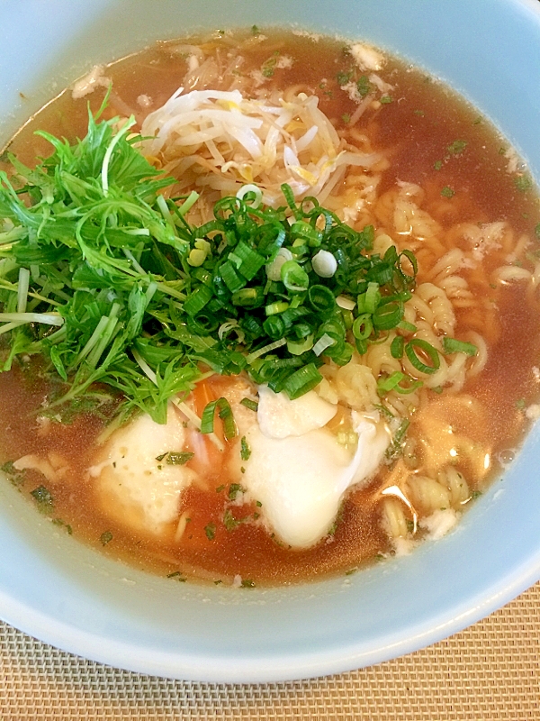 さくっと☆水菜のラーメン