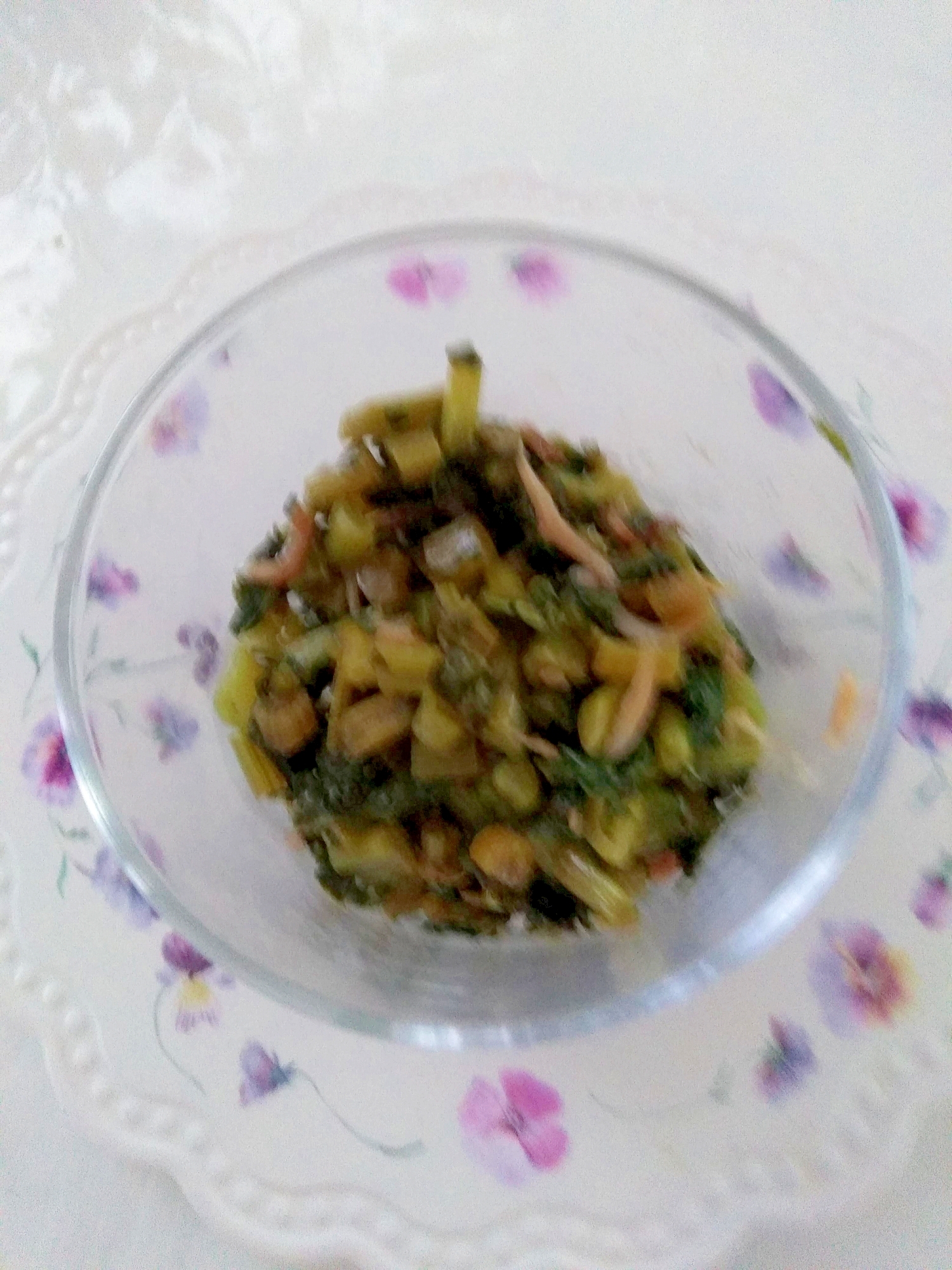 作り置き～ダイコン葉の佃煮