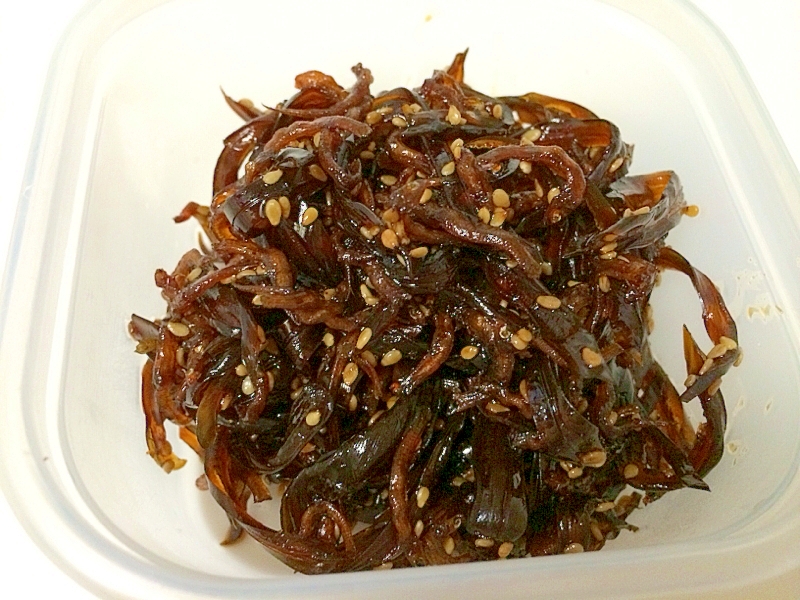 ご飯のお供に!!旬の茎わかめを佃煮に♪