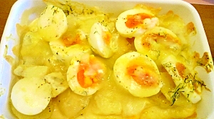 じゃがいもと卵のディルマヨネーズ焼き レシピ 作り方 By ばじるひよこ 楽天レシピ