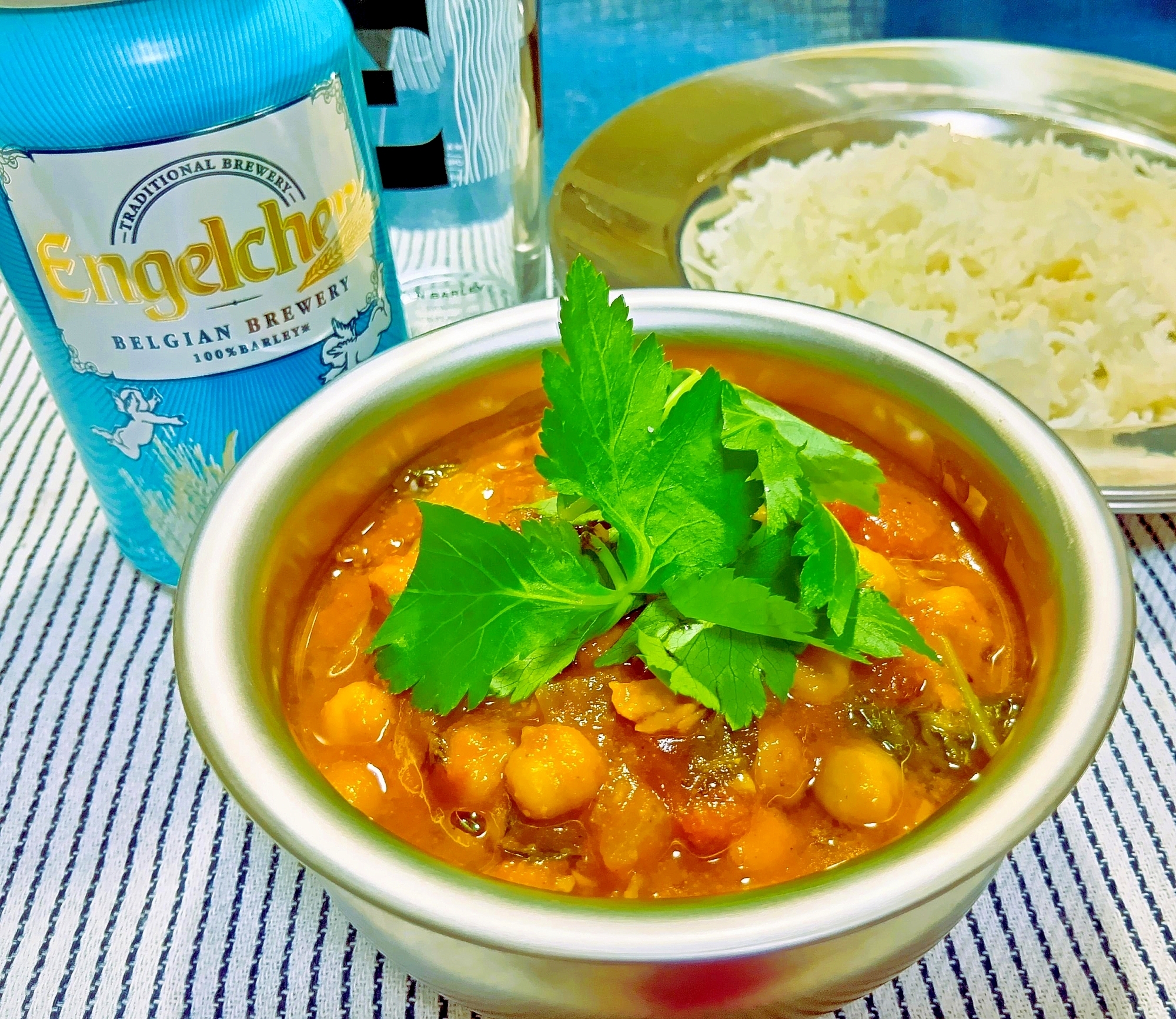 和野菜を使って優しい味！チャナマサラ（豆カレー）