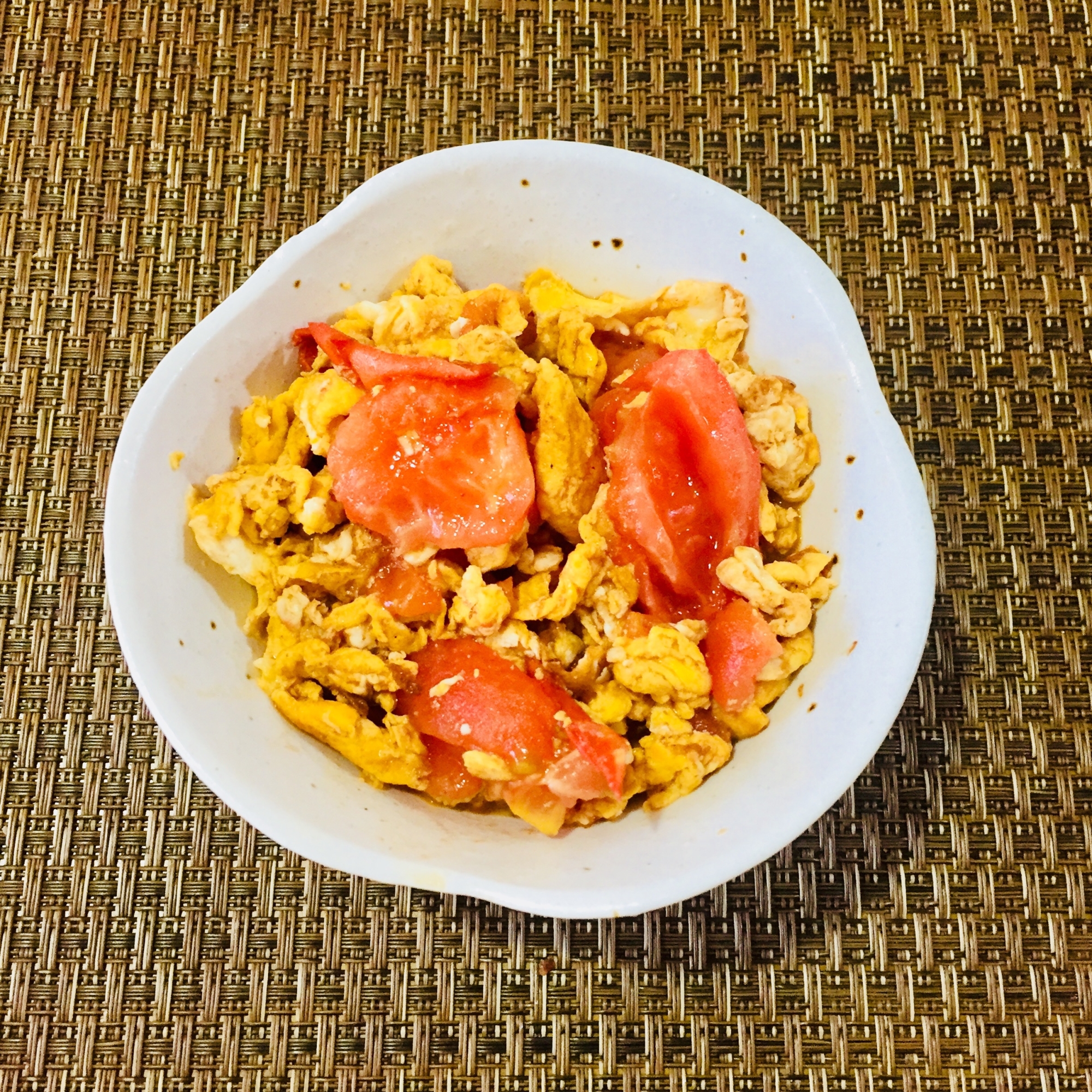 ふんわり‼️ トマトと卵の中華炒め