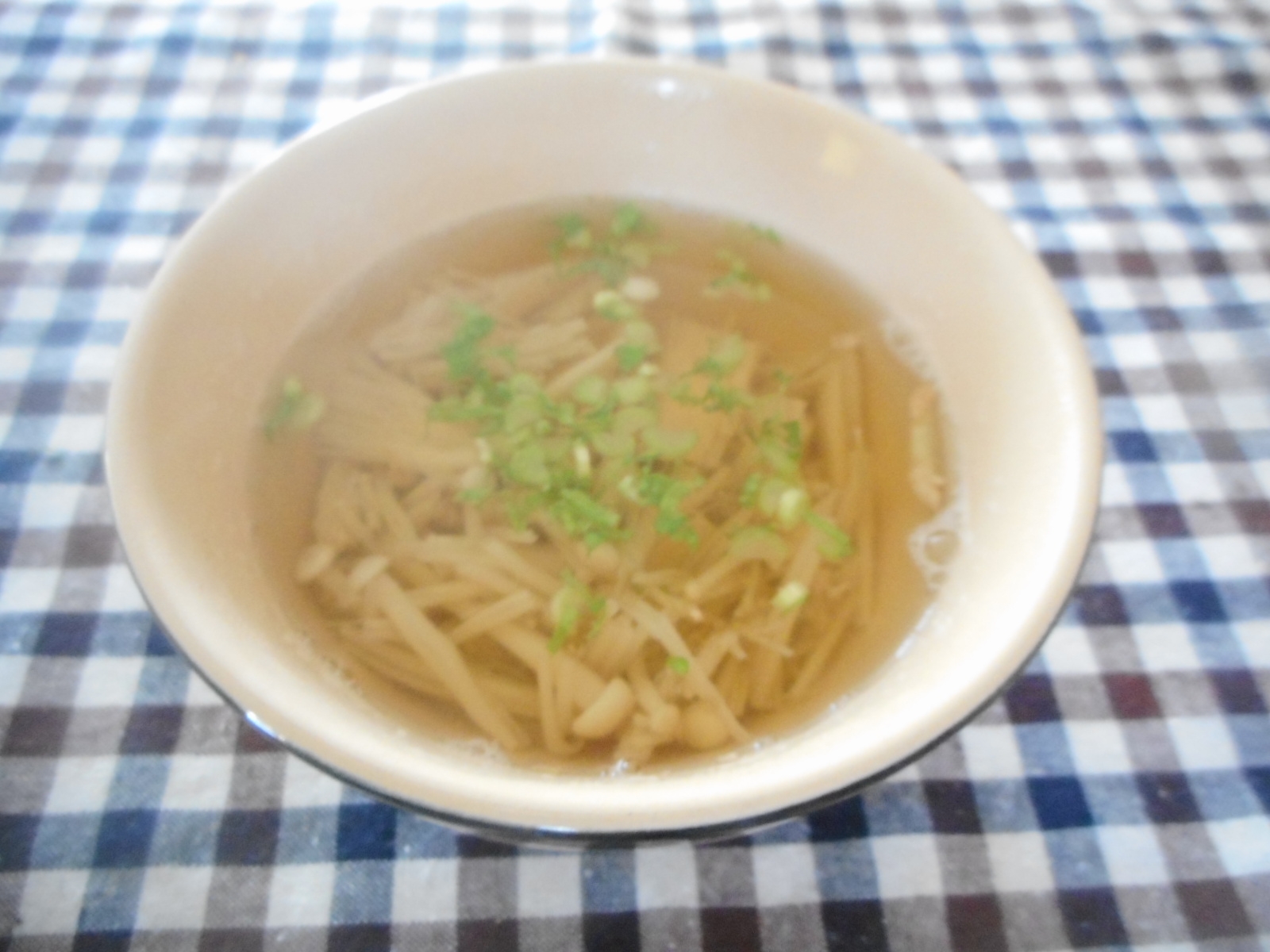 えのきと生姜のスープ