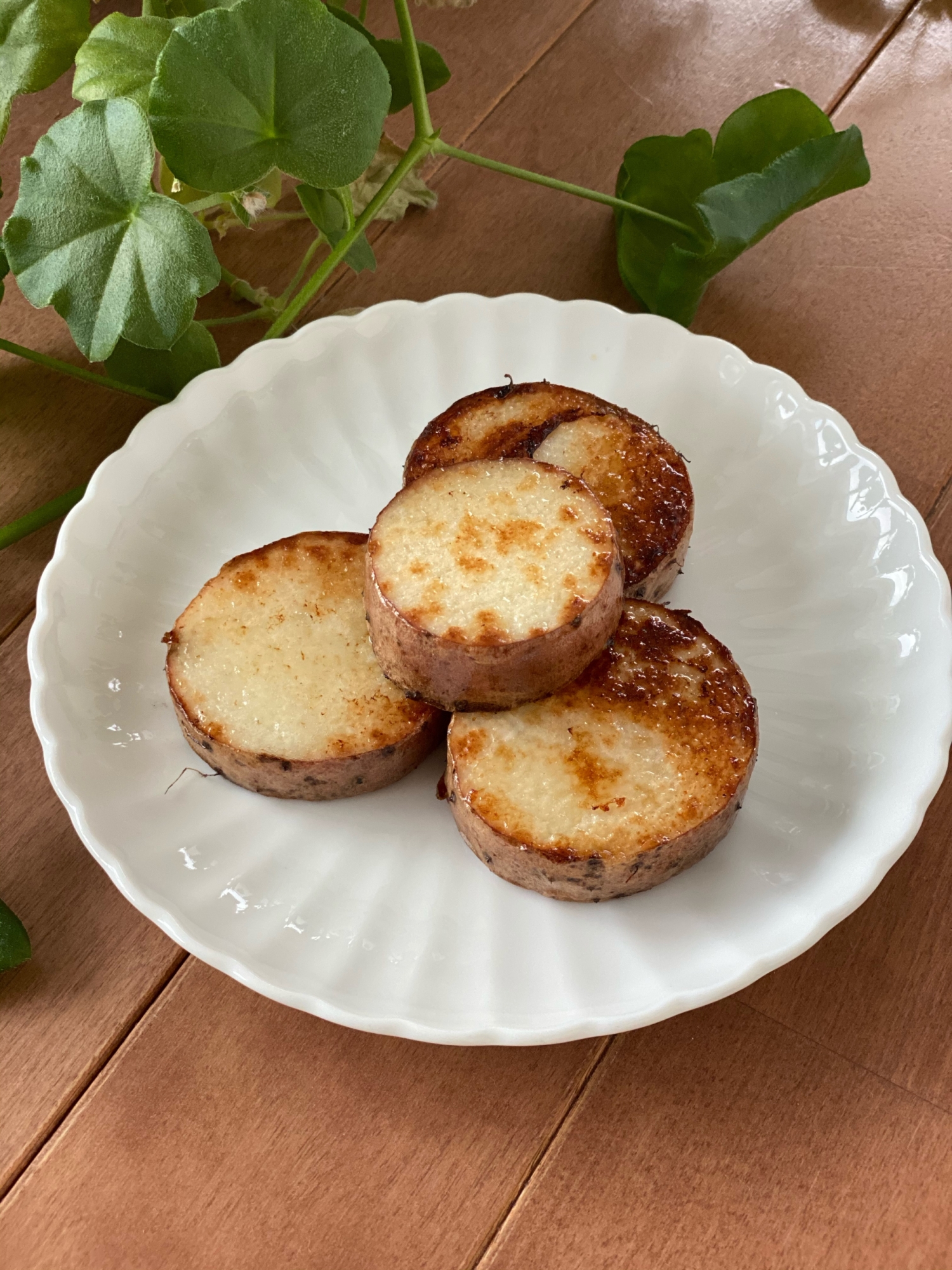 長芋のステーキ~カンタン焼くだけ❣️