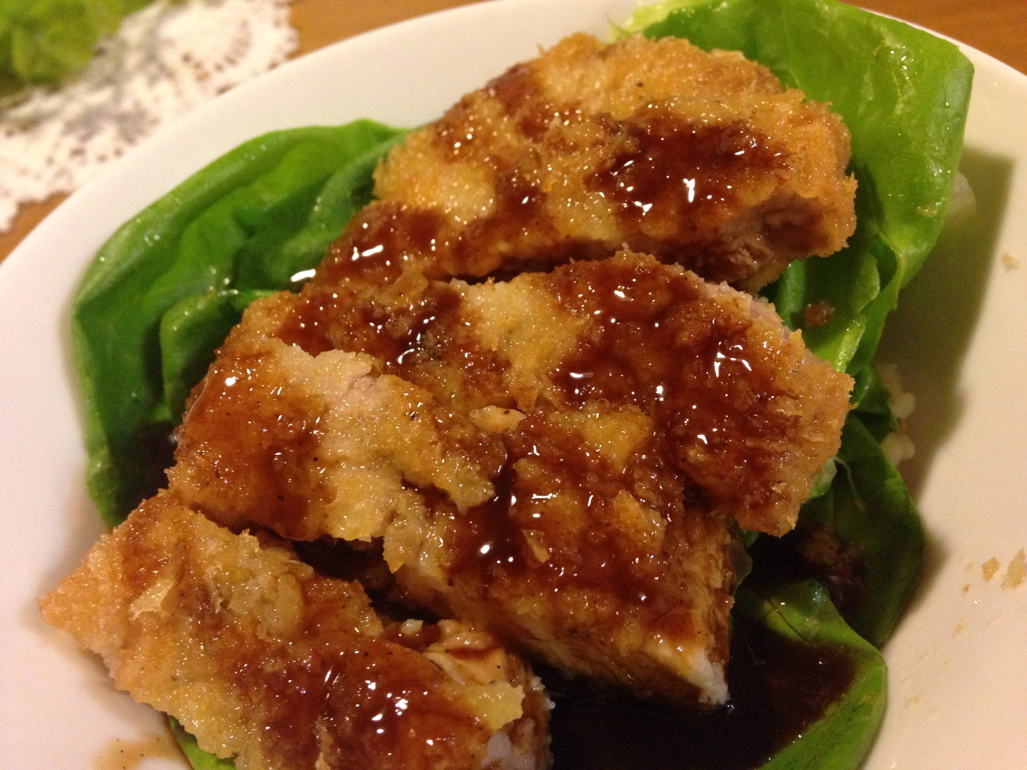 洗い物激減♪の楽チンジューシーなトンカツ丼