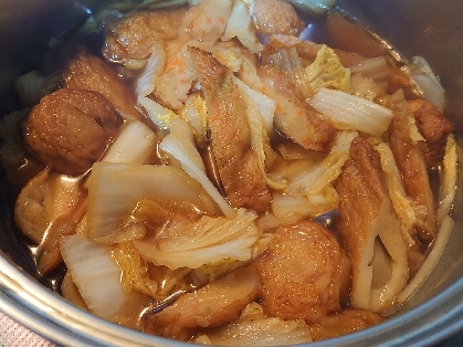 白菜とさつま揚げの含め煮