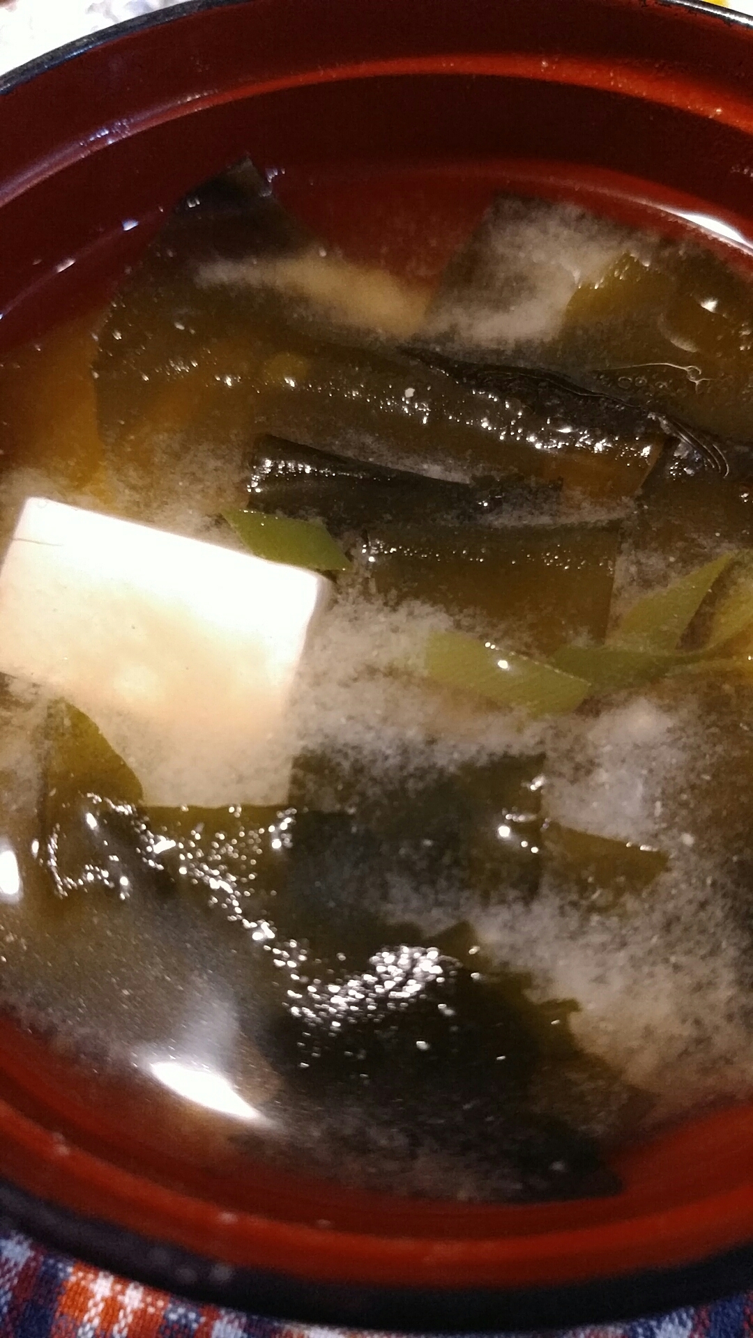 豆腐とわかめのおみそ汁