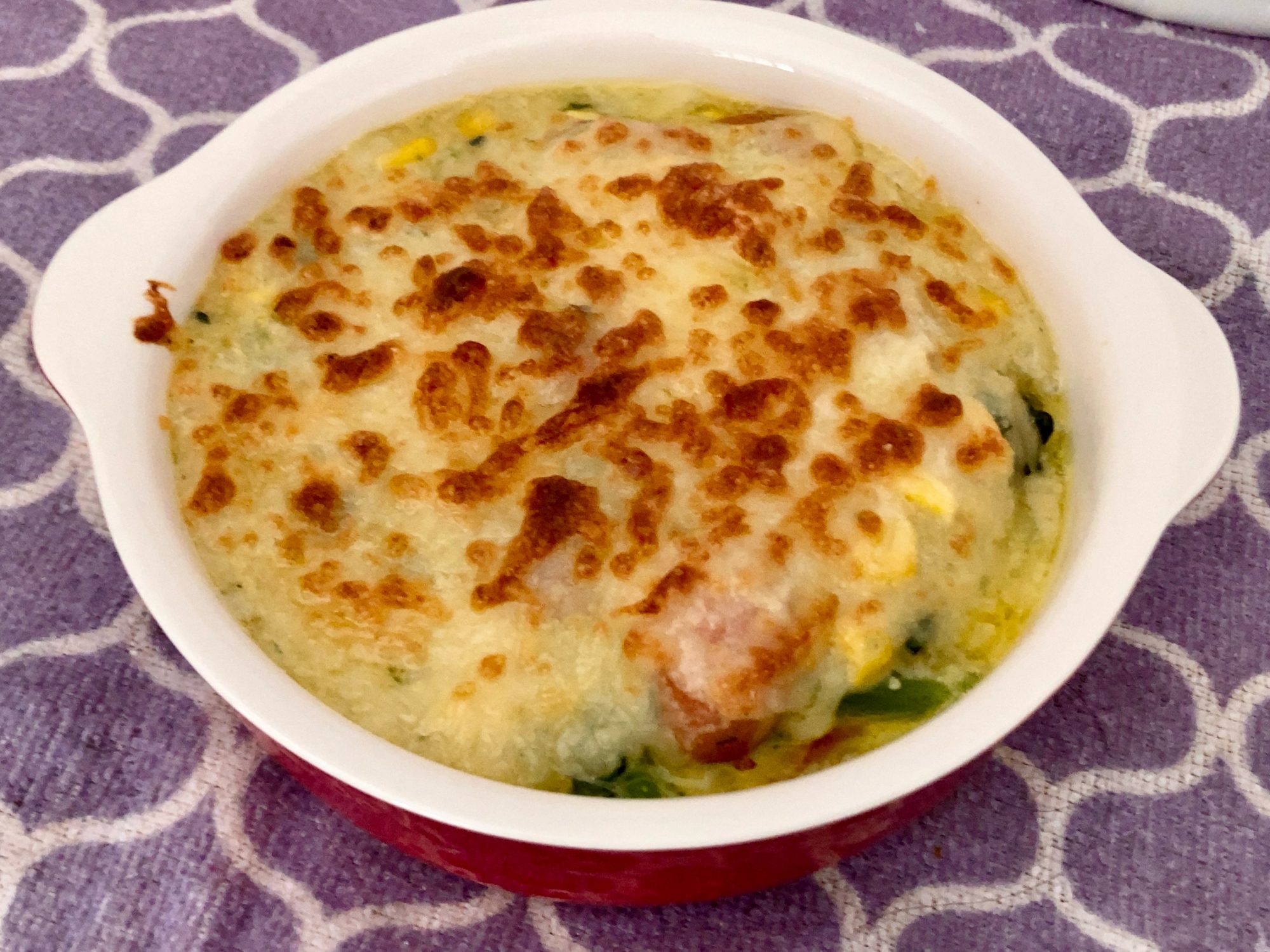 野菜マシマシ!コンポタグラタン