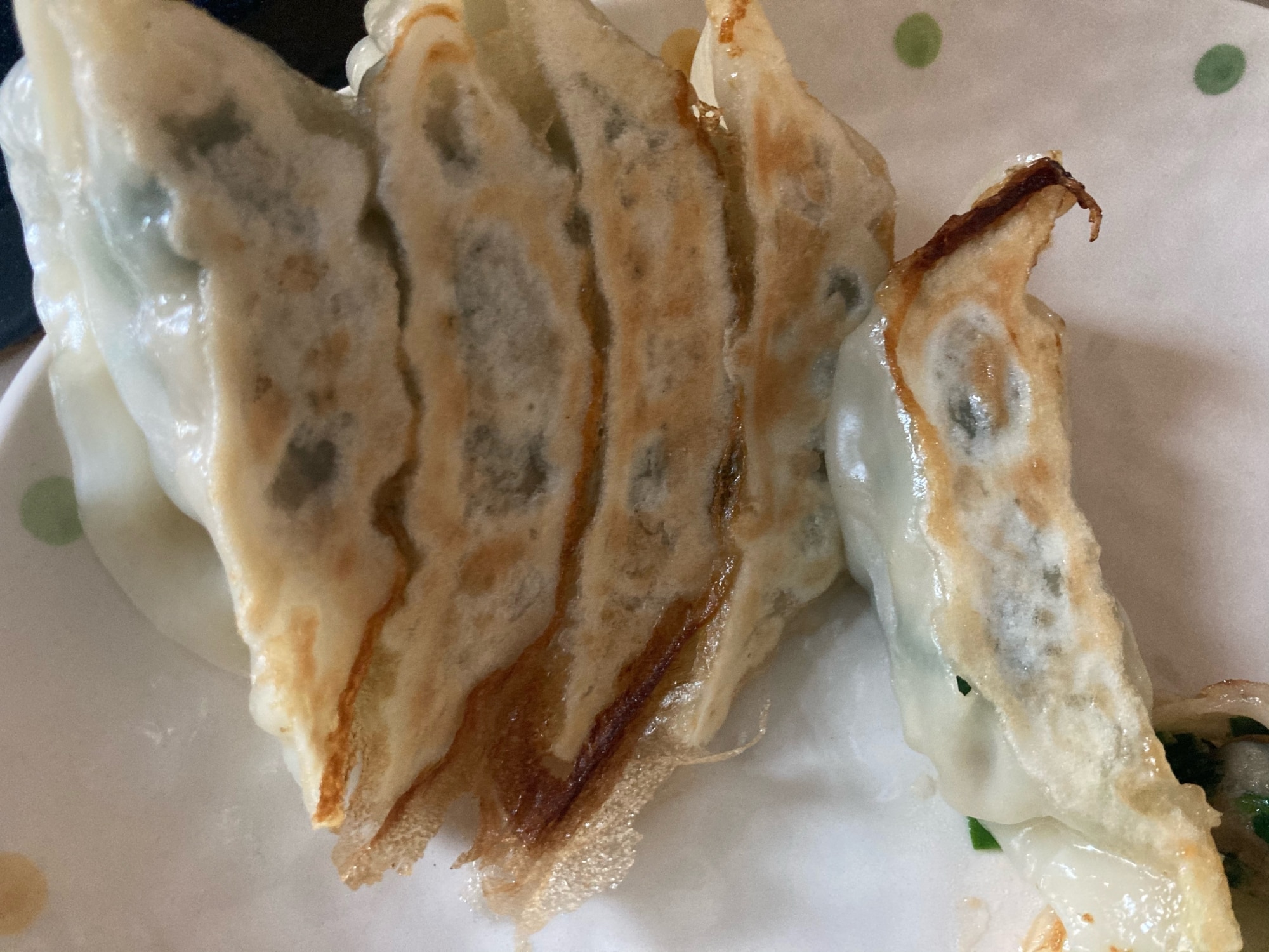 やく　ほうれん草生地水餃子1kg 焼き牛肉餃子2点まとめ 焼き餃子の作り方（レシピ） - How to make Yaki Gyoza