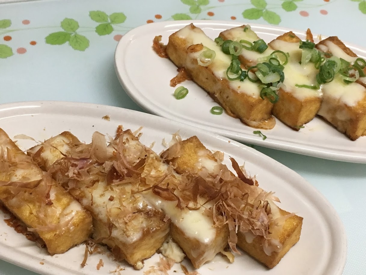 厚揚げのスティックチーズ焼き レシピ 作り方 By Harutymama 楽天レシピ 厚揚げのスティックチーズ焼き レシピ 作り方 By Harutymama 楽天レシピ