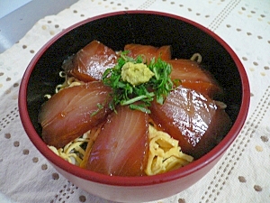 びんちょうまぐろの漬け丼